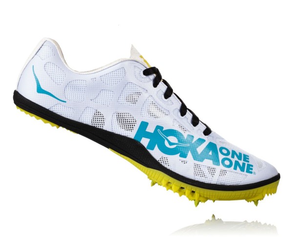 Hoka One One Rocket MD Mens UK - Black / Blue Track Spikes - NACYU1086